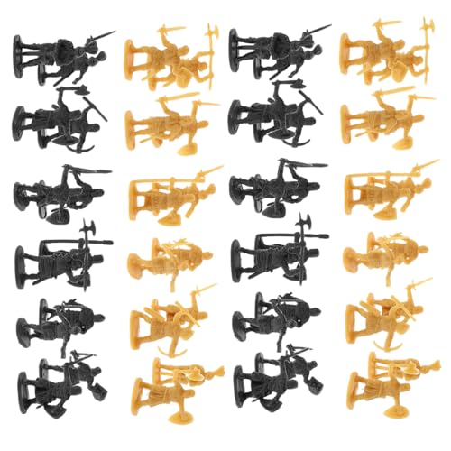 LRXIYODE 400 Stück Teiliges Mittelalterliches Ritter Figuren Robuste Kunststoff Miniatur Soldaten mit Zubehör Pädagogisches für Tragbare Sammlung für Rollenspiele und Dekoration LRXIYODE 400 Stück Teiliges Mittelalterliches Ritter Figuren Robuste Kunststoff Miniatur Soldaten mit Zubehör Pädagogisches für Tragbare Sammlung für Rollenspiele und Dekoration von LRXIYODE