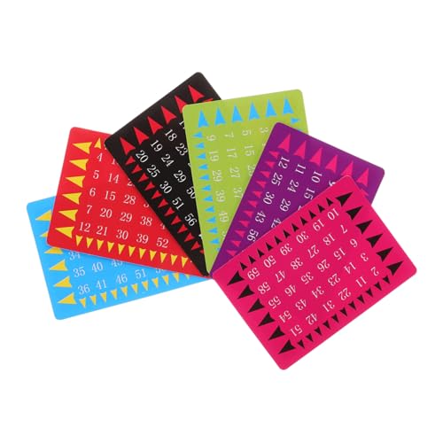 LRXIYODE 5 Sätze Telepathische Zahlentrickkarten für Nahbereich Mentalismus Papierkartenspiel Interaktive Vorhersage Spielkarten für Anfänger und Profis LRXIYODE 5 Sätze Telepathische Zahlentrickkarten für Nahbereich Mentalismus Papierkartenspiel Interaktive Vorhersage Spielkarten für Anfänger und Profis von LRXIYODE
