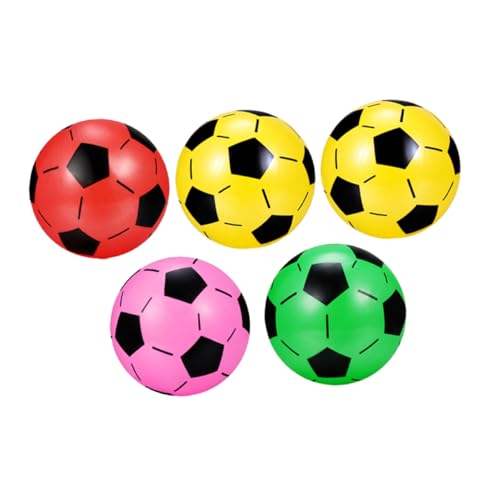 LRXIYODE 5 Stück Aufblasbare Kunststoff Fußballspielzeuge für Leichte Elastische Bälle für Schule Spielplatz und Outdoor Farblich Sortiert für Bewegung und Gesunden Spaß Zufällige Farbe LRXIYODE 5 Stück Aufblasbare Kunststoff Fußballspielzeuge für Leichte Elastische Bälle für Schule Spielplatz und Outdoor Farblich Sortiert für Bewegung und Gesunden Spaß Zufällige Farbe von LRXIYODE