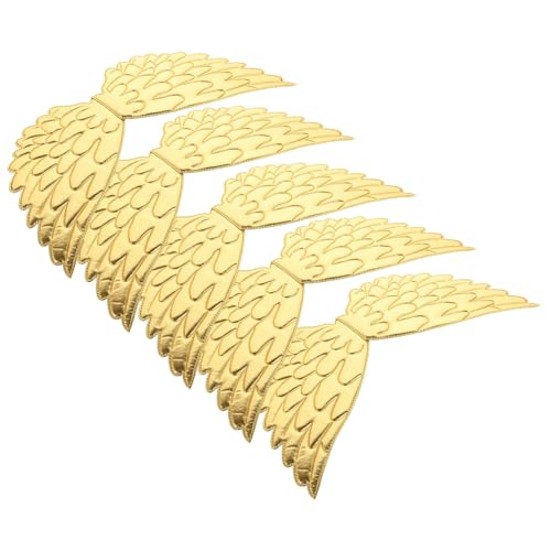 LRXIYODE 5 Stück Einhornflügel Kostüm Requisiten Goldene Engelsflügel für Halloween Weihnachten Bühne Party Cosplay Aufführung Zubehör für Mädchen und Erwachsene LRXIYODE 5 Stück Einhornflügel Kostüm Requisiten Goldene Engelsflügel für Halloween Weihnachten Bühne Party Cosplay Aufführung Zubehör für Mädchen und Erwachsene von LRXIYODE