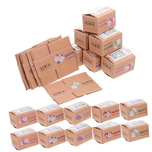 LRXIYODE 50 Stück Maßstab Bunte Mini Verpackungsboxen für Puppenhaus Dekoration Kleine Geschäftspost Geschenkboxen Kreative Miniatur Accessoires LRXIYODE 50 Stück Maßstab Bunte Mini Verpackungsboxen für Puppenhaus Dekoration Kleine Geschäftspost Geschenkboxen Kreative Miniatur Accessoires von LRXIYODE