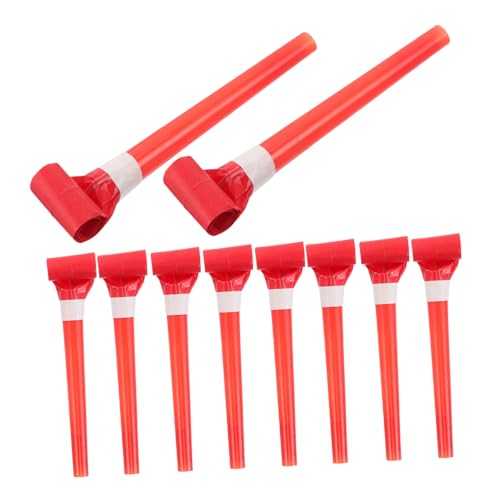 LRXIYODE 50 Stück Partybläser Horn Rot Drachenpfeife Noisemaker für Geburtstag Neujahr Sommerhochzeit Kreatives Soundspielzeug für Gruppenspaß und Kindergeburtstag LRXIYODE 50 Stück Partybläser Horn Rot Drachenpfeife Noisemaker für Geburtstag Neujahr Sommerhochzeit Kreatives Soundspielzeug für Gruppenspaß und Kindergeburtstag von LRXIYODE