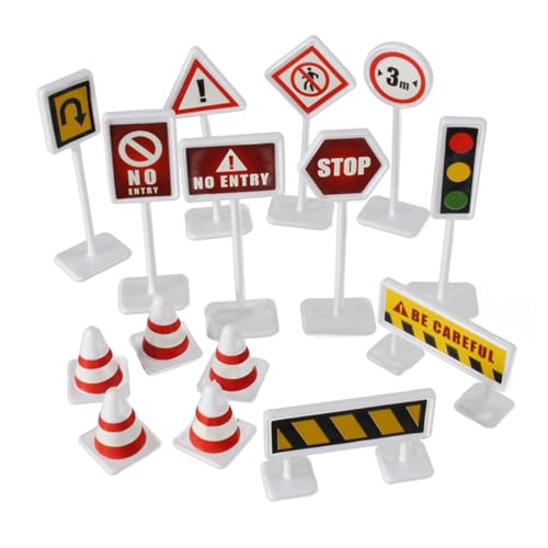 LRXIYODE 6 Sätze Teiliges Realistische Straßensperren und Pylonen aus Robustem Material Lehrreiches Rollenspiel für Tragbar und Farblich Sichtbar Fördert Fahrbewusstsein LRXIYODE 6 Sätze Teiliges Realistische Straßensperren und Pylonen aus Robustem Material Lehrreiches Rollenspiel für Tragbar und Farblich Sichtbar Fördert Fahrbewusstsein von LRXIYODE