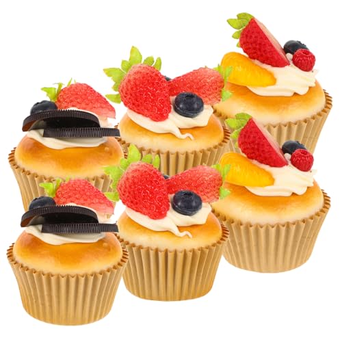 LRXIYODE 6 Stück Künstliches Cupcake Modell Teiliges Fake Cupcake für Party Fotografie Präsentation Realistische Deko für Zuhause Hochzeit Mehr LRXIYODE 6 Stück Künstliches Cupcake Modell Teiliges Fake Cupcake für Party Fotografie Präsentation Realistische Deko für Zuhause Hochzeit Mehr von LRXIYODE