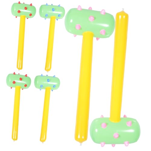 LRXIYODE 6 Stück Teiliges Aufblasbare Hämmer aus Farbigem PVC Kinderfreundliches Spielzeughammer Kreative Party Requisiten für Junge Mädchen Lustiges und Sicheres Spielspaß Zufällige Farbe LRXIYODE 6 Stück Teiliges Aufblasbare Hämmer aus Farbigem PVC Kinderfreundliches Spielzeughammer Kreative Party Requisiten für Junge Mädchen Lustiges und Sicheres Spielspaß Zufällige Farbe von LRXIYODE