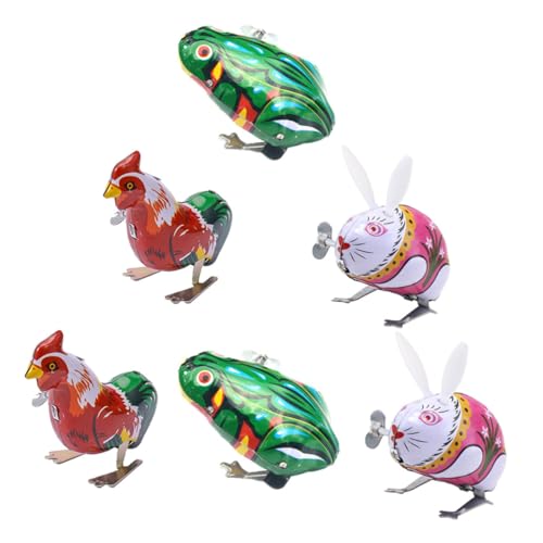 LRXIYODE 6 Stück Teiliges Aufziehspielzeug Cartoon Tiere aus Buntes Frosch Huhn Hase Kreative Kinderzimmer Deko und Lernspielzeug für Jungen Mädchen Geburtstagsmitgebsel Ostern LRXIYODE 6 Stück Teiliges Aufziehspielzeug Cartoon Tiere aus Buntes Frosch Huhn Hase Kreative Kinderzimmer Deko und Lernspielzeug für Jungen Mädchen Geburtstagsmitgebsel Ostern von LRXIYODE