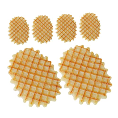 LRXIYODE 6 Stück Teiliges Künstliche Waffelmodelle Realistische Simulation Vielseitig Einsetzbar für Küchen und Restaurantdekoration Kreative Food Deko für Ansprechende Präsentationen LRXIYODE 6 Stück Teiliges Künstliche Waffelmodelle Realistische Simulation Vielseitig Einsetzbar für Küchen und Restaurantdekoration Kreative Food Deko für Ansprechende Präsentationen von LRXIYODE