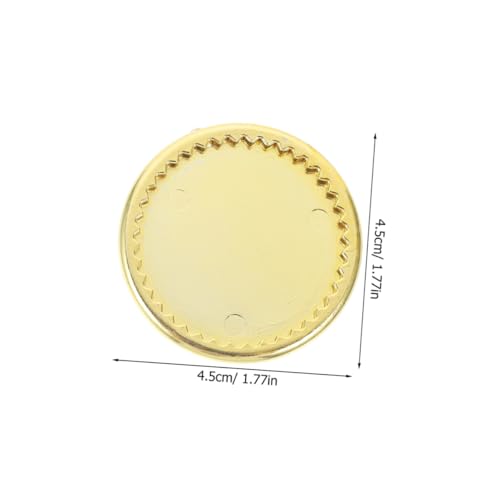 LRXIYODE 6 Stück Teiliges Miniatur Puppengeschirr Goldene Mini Teller Tabletts Realistische Dekoration für Puppenhaus Küchenzubehör DIY Handwerkszubehör LRXIYODE 6 Stück Teiliges Miniatur Puppengeschirr Goldene Mini Teller Tabletts Realistische Dekoration für Puppenhaus Küchenzubehör DIY Handwerkszubehör von LRXIYODE