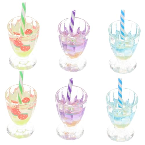 LRXIYODE 6 Stück Teiliges Puppenhaus Miniatur Nachtlicht Obstbecher aus Langlebigem Harz Buntes DIY Küchenzubehör Realistische Eisbecher Miniaturobjekte für Rollenspiel Wiederverwendbar LRXIYODE 6 Stück Teiliges Puppenhaus Miniatur Nachtlicht Obstbecher aus Langlebigem Harz Buntes DIY Küchenzubehör Realistische Eisbecher Miniaturobjekte für Rollenspiel Wiederverwendbar von LRXIYODE