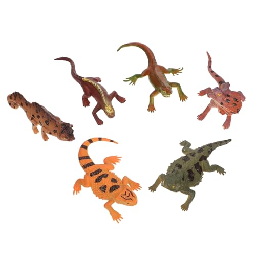 LRXIYODE 6 Stück Teiliges Realistischem Detailgetreue Reptilienmodelle für Pädagogisch Lebensecht für Rollenspiele und Dekoration LRXIYODE 6 Stück Teiliges Realistischem Detailgetreue Reptilienmodelle für Pädagogisch Lebensecht für Rollenspiele und Dekoration von LRXIYODE
