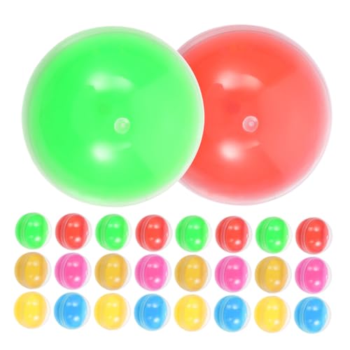 LRXIYODE 60 Stück Runde Halbtransparente Vending Machine Kapseln Befüllbare Plastikkugeln für Partygeschenke Klassenzimmer Preise Überraschungsspielzeug Sichere Materialien LRXIYODE 60 Stück Runde Halbtransparente Vending Machine Kapseln Befüllbare Plastikkugeln für Partygeschenke Klassenzimmer Preise Überraschungsspielzeug Sichere Materialien von LRXIYODE
