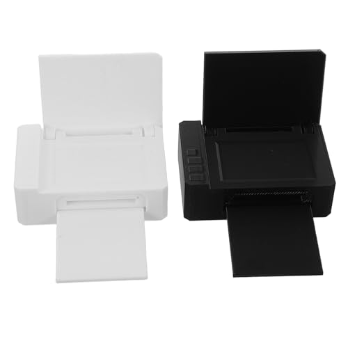 LRXIYODE 8 Stück Teiliges Miniatur Druckermodell für Puppenhäuser Realistische Büroausstattung Robustes Kunststoffmaterial Kleine Schreibtisch Drucker in Weiß und Schwarz für Kreative LRXIYODE 8 Stück Teiliges Miniatur Druckermodell für Puppenhäuser Realistische Büroausstattung Robustes Kunststoffmaterial Kleine Schreibtisch Drucker in Weiß und Schwarz für Kreative von LRXIYODE