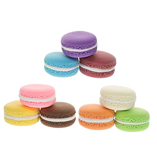 LRXIYODE 9 Stück Realistisches Teiliges Macaron Kuchenmodell Farbenfrohe Künstliche Dessertdeko aus Weichem Material für Party Hochzeits und Fotodekoration und Detailgetreu LRXIYODE 9 Stück Realistisches Teiliges Macaron Kuchenmodell Farbenfrohe Künstliche Dessertdeko aus Weichem Material für Party Hochzeits und Fotodekoration und Detailgetreu von LRXIYODE
