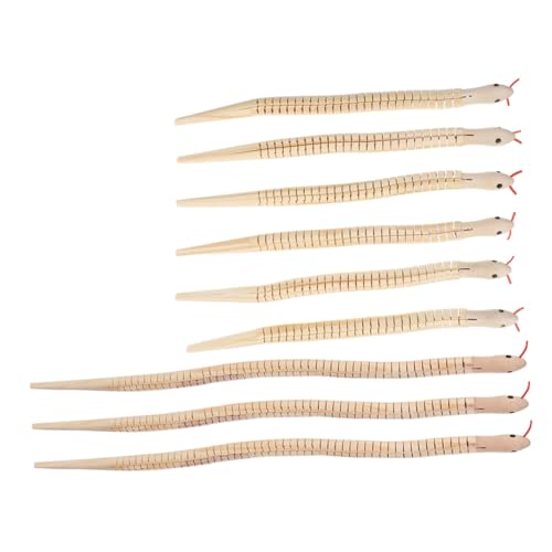 LRXIYODE 9 Stück Teiliges Holzschlangen- Flexible Lackierbare Holzschlangen für DIY Bastelspielzeug Naturbelassen und Pädagogisch Sicher für Geburtstagsfeiern und Kreative LRXIYODE 9 Stück Teiliges Holzschlangen- Flexible Lackierbare Holzschlangen für DIY Bastelspielzeug Naturbelassen und Pädagogisch Sicher für Geburtstagsfeiern und Kreative von LRXIYODE