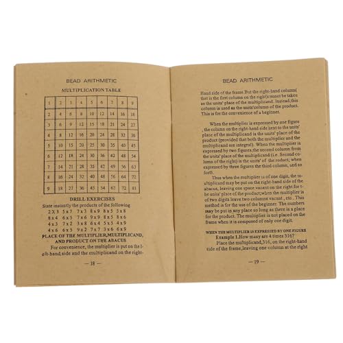 LRXIYODE Anleitungsbuch Chinesischer Rechenrahmen detaillierte Anleitung Englisches Lernbuch für Anfänger und Fortgeschrittene mit kulturellem Hintergrund zum Rechnen Lernen LRXIYODE Anleitungsbuch Chinesischer Rechenrahmen detaillierte Anleitung Englisches Lernbuch für Anfänger und Fortgeschrittene mit kulturellem Hintergrund zum Rechnen Lernen von LRXIYODE