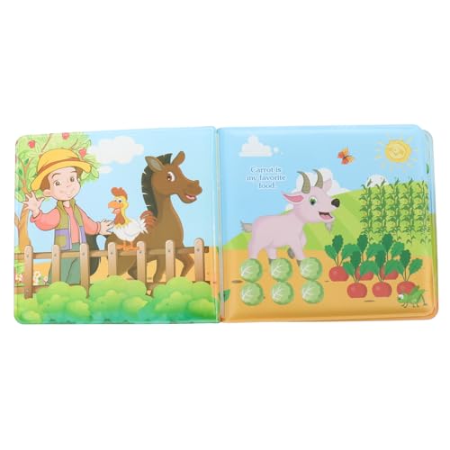 LRXIYODE Badewannenbuch Reißfest Frühe Badespaß Lernspielzeug für Kleinkinder mit Farbenfrohen Mustern und Interaktivem Sound für Badezeit und Eltern Junge Mädchen interaktion LRXIYODE Badewannenbuch Reißfest Frühe Badespaß Lernspielzeug für Kleinkinder mit Farbenfrohen Mustern und Interaktivem Sound für Badezeit und Eltern Junge Mädchen interaktion von LRXIYODE