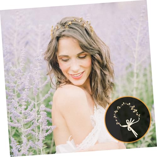 LRXIYODE Braut Haarschmuck Blattkranz Stirnband mit Perlen und Weißen Organzablättern Stilvolles Hochzeit Accessoire für Braut und Festtagsgäste LRXIYODE Braut Haarschmuck Blattkranz Stirnband mit Perlen und Weißen Organzablättern Stilvolles Hochzeit Accessoire für Braut und Festtagsgäste von LRXIYODE