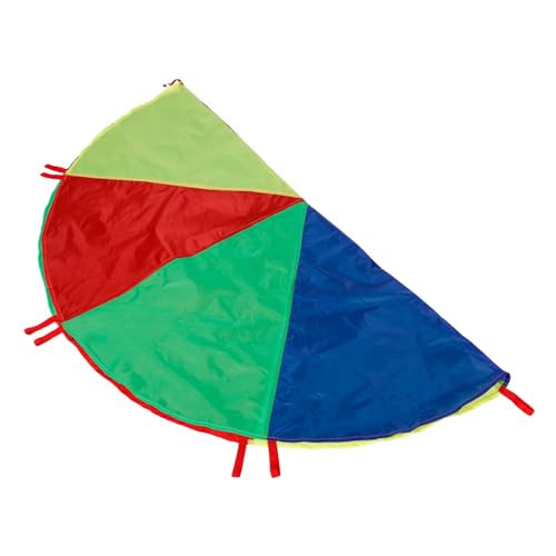 LRXIYODE Bunter Fallschirm mit Griffen Robustes Outdoor Spielgerät für Kindergarten und Spielplatz Fördert Koordination und Motorik bei Kindern LRXIYODE Bunter Fallschirm mit Griffen Robustes Outdoor Spielgerät für Kindergarten und Spielplatz Fördert Koordination und Motorik bei Kindern von LRXIYODE