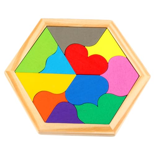 LRXIYODE Buntes Holzpuzzle Herzform Gehirntrainer für Ab Jahren mit Fördert Kreativität Beobachtung und Feinmotorik Sicheres Schadstofffreies Material Interaktives Lernspielzeug LRXIYODE Buntes Holzpuzzle Herzform Gehirntrainer für Ab Jahren mit Fördert Kreativität Beobachtung und Feinmotorik Sicheres Schadstofffreies Material Interaktives Lernspielzeug von LRXIYODE