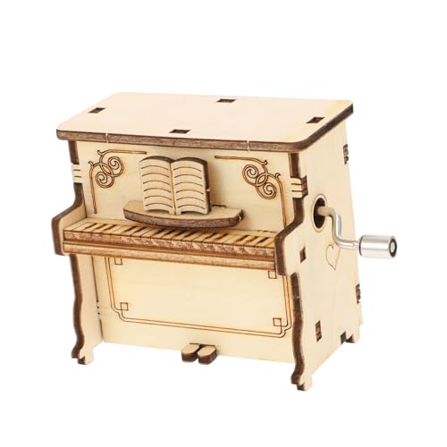 LRXIYODE DIY Holz Piano Puzzle Spieluhr Bausatz Pädagogisches Montessori Lernspielzeug Hand Auge Koordination und Kreativität Leicht und Tragbar LRXIYODE DIY Holz Piano Puzzle Spieluhr Bausatz Pädagogisches Montessori Lernspielzeug Hand Auge Koordination und Kreativität Leicht und Tragbar von LRXIYODE