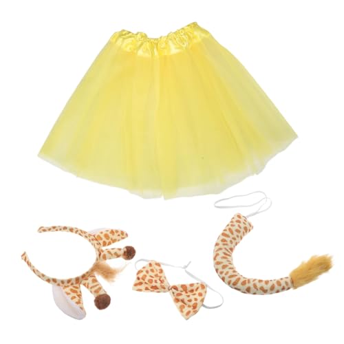 LRXIYODE Giraffen-kostüm mit Tier-haarreif Fliege und Tüllrock Vielseitig für Halloween Cosplay und Mottopartys Einfach Anzuziehen Süßes Tierkostüm für Kleinkinder LRXIYODE Giraffen-kostüm mit Tier-haarreif Fliege und Tüllrock Vielseitig für Halloween Cosplay und Mottopartys Einfach Anzuziehen Süßes Tierkostüm für Kleinkinder von LRXIYODE