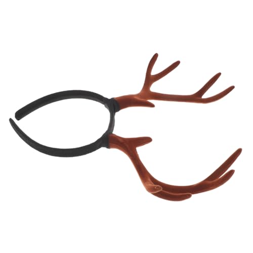 LRXIYODE Großes Rentier Geweih Stirnband Kaffeefarben Verstellbar für Erwachsene Kostüm Haarreifen Weihnachts Party Halloween Karneval Accessoire LRXIYODE Großes Rentier Geweih Stirnband Kaffeefarben Verstellbar für Erwachsene Kostüm Haarreifen Weihnachts Party Halloween Karneval Accessoire von LRXIYODE