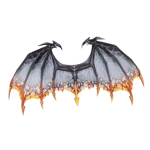 LRXIYODE Halloween Drachenflügel Kostüm Requisiten aus Vliesstoff Leichte Kreative Cosplay Flügel für Erwachsene für Karneval Halloween und Kostümpartys LRXIYODE Halloween Drachenflügel Kostüm Requisiten aus Vliesstoff Leichte Kreative Cosplay Flügel für Erwachsene für Karneval Halloween und Kostümpartys von LRXIYODE
