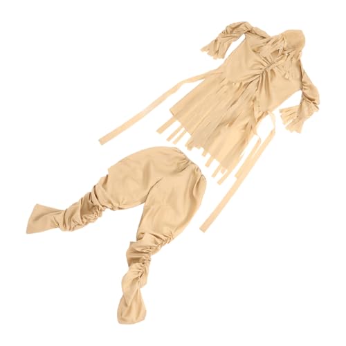 LRXIYODE Halloween Mumienkostüm für Erwachsene Wege Stretch Reißverschluss und Verstärkte Nähte Inklusive Oberteil und Hose für Maskenbälle Horror Charakter Darstellung und Halloween Partys LRXIYODE Halloween Mumienkostüm für Erwachsene Wege Stretch Reißverschluss und Verstärkte Nähte Inklusive Oberteil und Hose für Maskenbälle Horror Charakter Darstellung und Halloween Partys von LRXIYODE