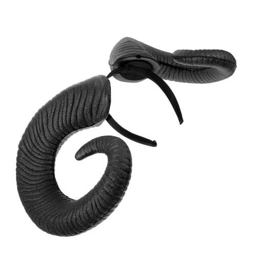 LRXIYODE Halloween Stirnband mit Schwarzen Hörnern Horn Headband für Erwachsene Bequemes Sicheres Material für Kostüm Party Geisterfest Foto Dekoration und LRXIYODE Halloween Stirnband mit Schwarzen Hörnern Horn Headband für Erwachsene Bequemes Sicheres Material für Kostüm Party Geisterfest Foto Dekoration und von LRXIYODE