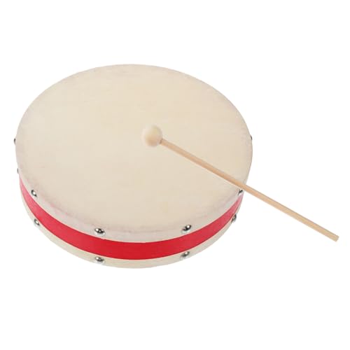 LRXIYODE Handtrommel aus Holz mit Trommelstöcken Schlaginstrument Langlebig Kompakt Leicht zu Greifen für Percussion und Bühnenperformance LRXIYODE Handtrommel aus Holz mit Trommelstöcken Schlaginstrument Langlebig Kompakt Leicht zu Greifen für Percussion und Bühnenperformance von LRXIYODE