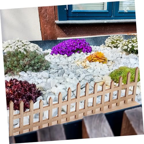 LRXIYODE Holz Miniaturzaun Dekoration für Puppenhaus Mini Garten DIY Zubehör Realistische Mini Zaunmodelle für Micro Landschaft und Kleine Gärten LRXIYODE Holz Miniaturzaun Dekoration für Puppenhaus Mini Garten DIY Zubehör Realistische Mini Zaunmodelle für Micro Landschaft und Kleine Gärten von LRXIYODE