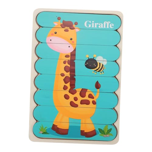 LRXIYODE Holz Stick Puzzle Pädagogisches Steckspielzeug für Kleinkinder Doppelseitiges Lernspiel mit Zebra Giraffe Motiven Fördert Feinmotorik Kreativität und Logisches LRXIYODE Holz Stick Puzzle Pädagogisches Steckspielzeug für Kleinkinder Doppelseitiges Lernspiel mit Zebra Giraffe Motiven Fördert Feinmotorik Kreativität und Logisches von LRXIYODE