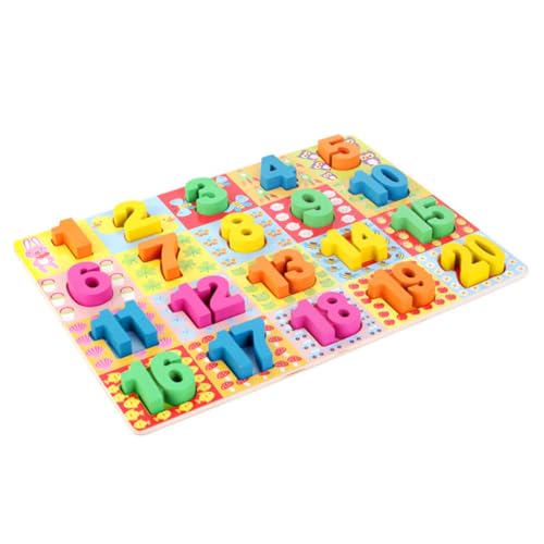 LRXIYODE Holz Zahlenpuzzle für Kleinkinder Ab Jahren Sicheres Lernspielzeug mit Ungiftiger Farbe Montessori inspirierte Kognitive Bausteine zur Frühkindlichen und Eltern Junge LRXIYODE Holz Zahlenpuzzle für Kleinkinder Ab Jahren Sicheres Lernspielzeug mit Ungiftiger Farbe Montessori inspirierte Kognitive Bausteine zur Frühkindlichen und Eltern Junge von LRXIYODE