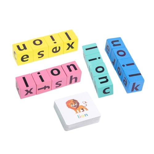 LRXIYODE Holzbuchstaben Lernspiel Alphabet Puzzle mit Wortkarten Pädagogisches Rechtschreibspielzeug für Vorschulkinder Eltern Junge Mädchen Interaktion Sichere Glatte Verarbeitung LRXIYODE Holzbuchstaben Lernspiel Alphabet Puzzle mit Wortkarten Pädagogisches Rechtschreibspielzeug für Vorschulkinder Eltern Junge Mädchen Interaktion Sichere Glatte Verarbeitung von LRXIYODE