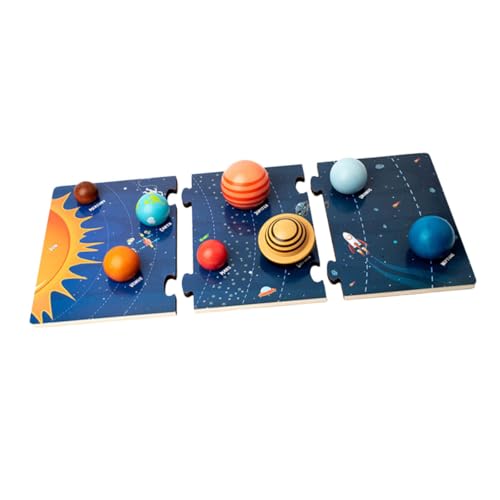 LRXIYODE Holzspielzeug Weltraum Puzzle Planeten Montessori Motorikspielzeug Lernspielzeug Frühe Hand Auge Koordination Pädagogisches Holzklötze LRXIYODE Holzspielzeug Weltraum Puzzle Planeten Montessori Motorikspielzeug Lernspielzeug Frühe Hand Auge Koordination Pädagogisches Holzklötze von LRXIYODE