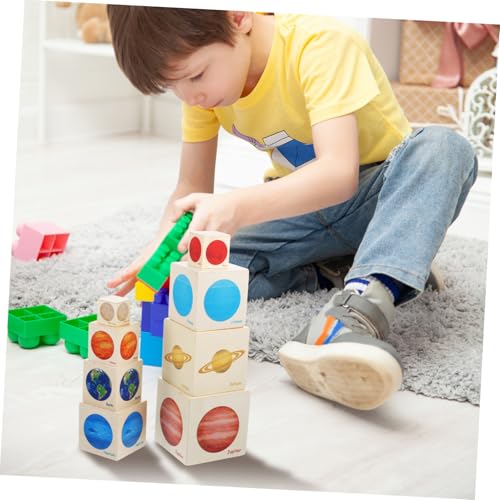 LRXIYODE Holzspielzeug für Planeten Montessori Lernspielzeug für Kleinkinder zur Kognitiver Fähigkeiten Sicher und Pädagogisch Wertvoll LRXIYODE Holzspielzeug für Planeten Montessori Lernspielzeug für Kleinkinder zur Kognitiver Fähigkeiten Sicher und Pädagogisch Wertvoll von LRXIYODE