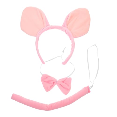 LRXIYODE Kostümset Schwein mit Rosa Plüsch Ohr Haarreif Fliege und Weiches Leichtes Party Accessoire für Geeignet für Karneval Geburtstag Cosplay und Maskerade LRXIYODE Kostümset Schwein mit Rosa Plüsch Ohr Haarreif Fliege und Weiches Leichtes Party Accessoire für Geeignet für Karneval Geburtstag Cosplay und Maskerade von LRXIYODE