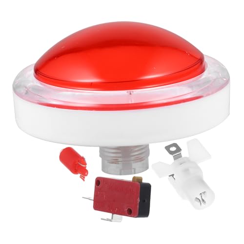 LRXIYODE LED Beleuchteter Runder Gaming Buzzer mit Automatischer Rückstellung Robuster Push Button Schalter für Quizspiele und Spielkonsolen Einfache Installation Langlebiges Material LRXIYODE LED Beleuchteter Runder Gaming Buzzer mit Automatischer Rückstellung Robuster Push Button Schalter für Quizspiele und Spielkonsolen Einfache Installation Langlebiges Material von LRXIYODE