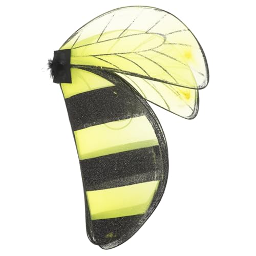 LRXIYODE Leichte Bienenflügel aus Nylon für Kostüm Atmungsaktive Schmetterlingsflügel Party und Festivalflügel Elegantes Design und Tragbar für Aufführungen und Feiern LRXIYODE Leichte Bienenflügel aus Nylon für Kostüm Atmungsaktive Schmetterlingsflügel Party und Festivalflügel Elegantes Design und Tragbar für Aufführungen und Feiern von LRXIYODE