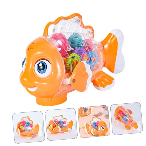 LRXIYODE Leuchtendes Mechanisches Transparentspielzeug Fisch mit LED lichtern Musik und Universellen Rädern Geeignet für Kleinkinder Jahre Robustes Abs Material Inklusive Schraubendreher LRXIYODE Leuchtendes Mechanisches Transparentspielzeug Fisch mit LED lichtern Musik und Universellen Rädern Geeignet für Kleinkinder Jahre Robustes Abs Material Inklusive Schraubendreher von LRXIYODE