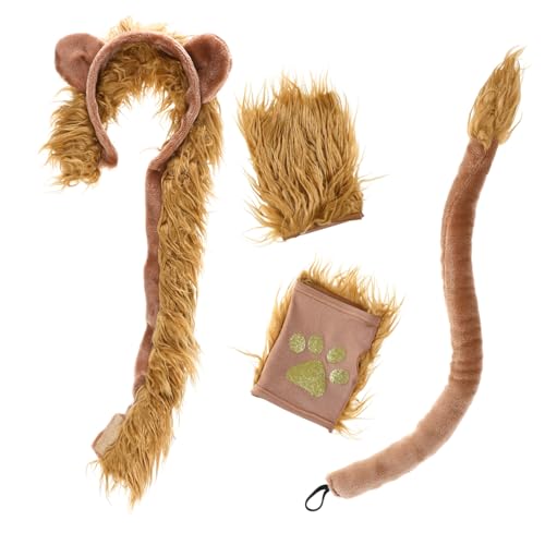 LRXIYODE Löwenkostüm Set Tier Haarreif mit Langlebig Bequem Waschbar für Karneval Geburtstag Halloween Verkleidung Spiel Zubehör LRXIYODE Löwenkostüm Set Tier Haarreif mit Langlebig Bequem Waschbar für Karneval Geburtstag Halloween Verkleidung Spiel Zubehör von LRXIYODE