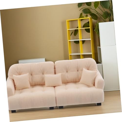 LRXIYODE Maßstab Cremefarbenes Mini Couch Für Puppenhaus Wohnzimmereinrichtung Geschenk LRXIYODE Maßstab Cremefarbenes Mini Couch Für Puppenhaus Wohnzimmereinrichtung Geschenk von LRXIYODE