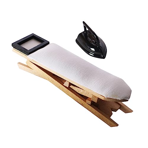 LRXIYODE Mini House Bügeltisch Set Teilig mit Mini Bügeleisen Schwarze Miniatur Puppenhaus Deko Leichtes Micro Scene Ornament für Kreative Hausdekoration LRXIYODE Mini House Bügeltisch Set Teilig mit Mini Bügeleisen Schwarze Miniatur Puppenhaus Deko Leichtes Micro Scene Ornament für Kreative Hausdekoration von LRXIYODE
