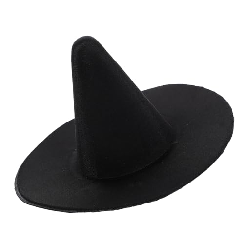 LRXIYODE Miniatur Hexenhut aus Leichtem Dekorativer Kleiner Witch Hat für Halloween Party Puppen und Haustier Deko DIY Bastelmaterial Handgefertigt Schwarzes Satin LRXIYODE Miniatur Hexenhut aus Leichtem Dekorativer Kleiner Witch Hat für Halloween Party Puppen und Haustier Deko DIY Bastelmaterial Handgefertigt Schwarzes Satin von LRXIYODE