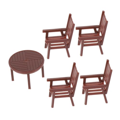 LRXIYODE Miniatur Möbel Set Maßstab Realistische Kleine Runde Tisch und Stühle Puppenhaus Deko Detailgetreues Miniatur Puppenmöbel Set für Modellbau Künstler und Pädagogen LRXIYODE Miniatur Möbel Set Maßstab Realistische Kleine Runde Tisch und Stühle Puppenhaus Deko Detailgetreues Miniatur Puppenmöbel Set für Modellbau Künstler und Pädagogen von LRXIYODE