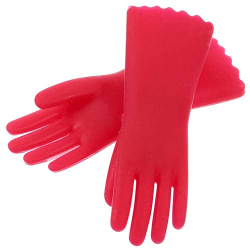 LRXIYODE Miniatur Puppenhaus Handschuhe aus Langlebigem Kunststoff Realistische Rote Staubschutz Handschuhe für Miniatur Küchen und Hausdekoration Detailreiche Mikro Szene Zubehör Robust LRXIYODE Miniatur Puppenhaus Handschuhe aus Langlebigem Kunststoff Realistische Rote Staubschutz Handschuhe für Miniatur Küchen und Hausdekoration Detailreiche Mikro Szene Zubehör Robust von LRXIYODE