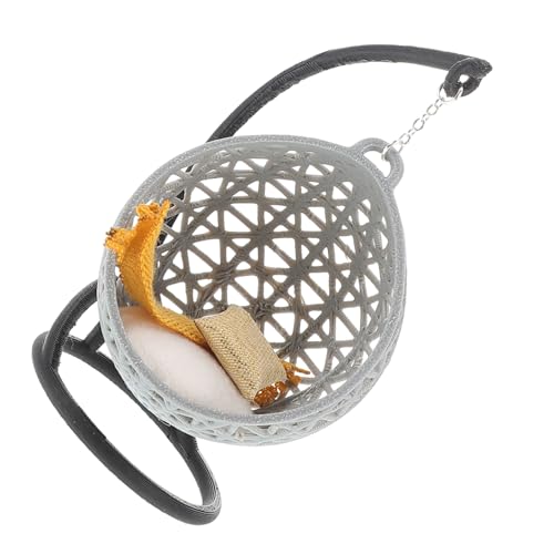 LRXIYODE Miniatur Puppenhaus Schaukelstuhl Modell Interaktiver Kleiner Swing Chair mit Hoher Detailtreue Vielseitig Einsetzbar für DIY Sandkasten Tischdekoration und Puppenmöbel Zubehör LRXIYODE Miniatur Puppenhaus Schaukelstuhl Modell Interaktiver Kleiner Swing Chair mit Hoher Detailtreue Vielseitig Einsetzbar für DIY Sandkasten Tischdekoration und Puppenmöbel Zubehör von LRXIYODE