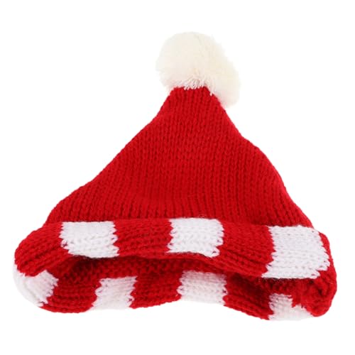 LRXIYODE Miniatur Puppenmütze aus Gestricktem Wollgarn DIY Handarbeitszubehör für Puppen Dekorative Kleine Mütze in Rot Geeignet für Puppenkostüm und Bastelprojekte LRXIYODE Miniatur Puppenmütze aus Gestricktem Wollgarn DIY Handarbeitszubehör für Puppen Dekorative Kleine Mütze in Rot Geeignet für Puppenkostüm und Bastelprojekte von LRXIYODE