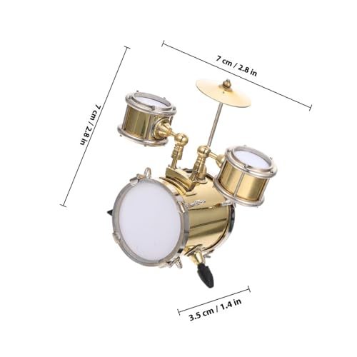 LRXIYODE Miniatur Schlagzeug aus Robustes Musikinstrument Modell Handgefertigte Miniatur Deko für Kinderzimmer Pädagogisches Geschenk zur Musikalischer Interessen LRXIYODE Miniatur Schlagzeug aus Robustes Musikinstrument Modell Handgefertigte Miniatur Deko für Kinderzimmer Pädagogisches Geschenk zur Musikalischer Interessen von LRXIYODE