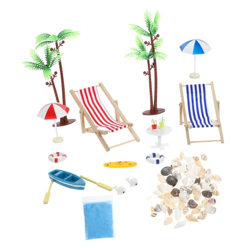 LRXIYODE Miniatur Strandspielzeug Teilig mit Sonnenschirm Liegestuhl Surfbrett und Deko für Puppenhaus Langlebige Resin Mikro Landschaft Zubehör für DIY Sommer Strandlandschaft LRXIYODE Miniatur Strandspielzeug Teilig mit Sonnenschirm Liegestuhl Surfbrett und Deko für Puppenhaus Langlebige Resin Mikro Landschaft Zubehör für DIY Sommer Strandlandschaft von LRXIYODE